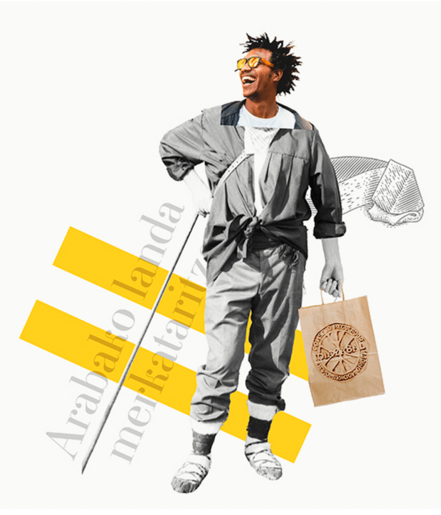 chico moderno baserritarra